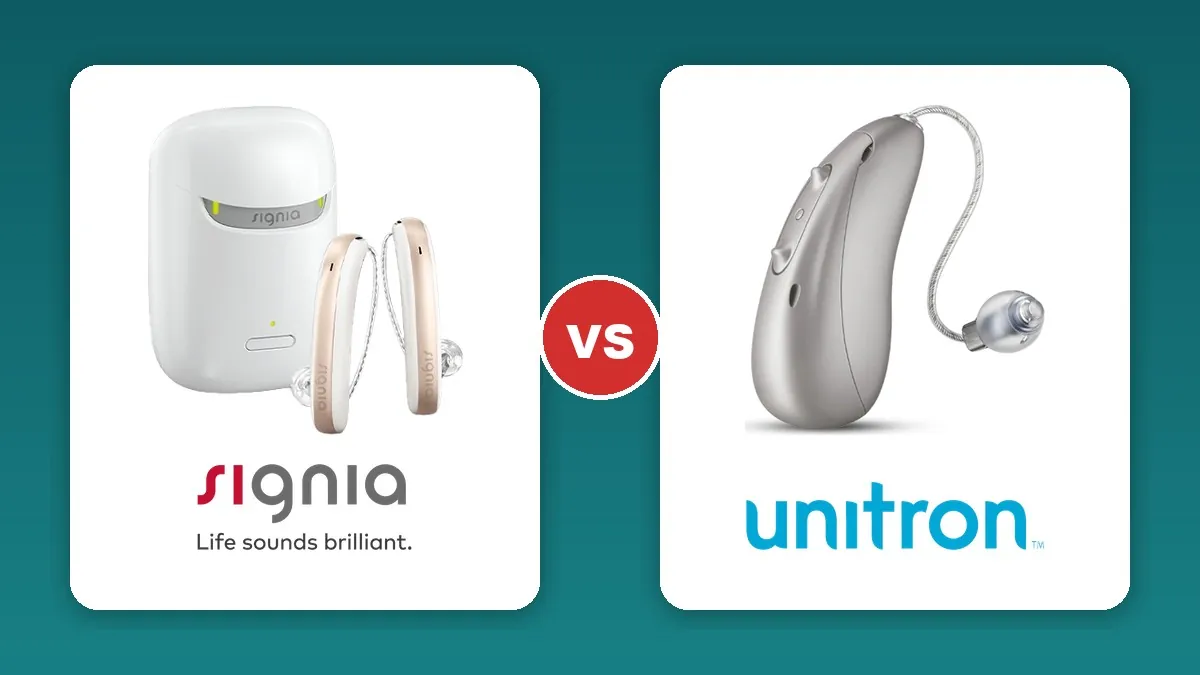 Signia vs Unitron: Which Hearing Aid Brand Should You Choose? (2026 Prices)